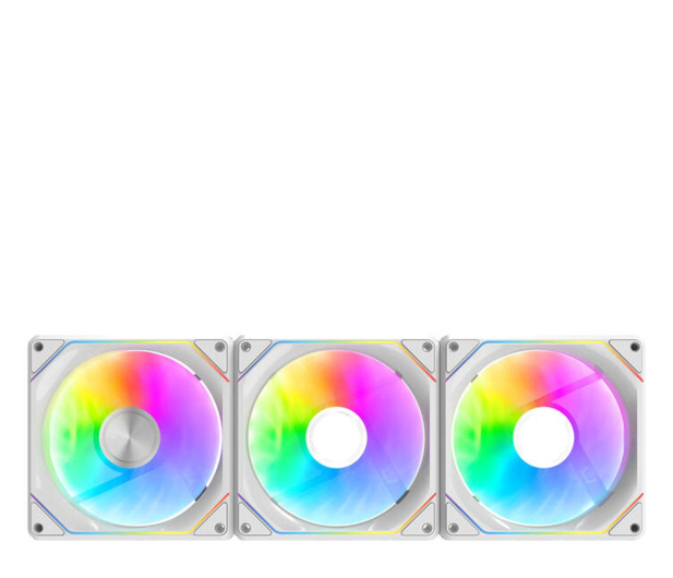 DarkFlash Gauss G24 White Triple Pack 3x120mm - 1339442 - zdjęcie